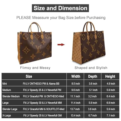 OMYSTYLE Felt Tote Bag Organizer