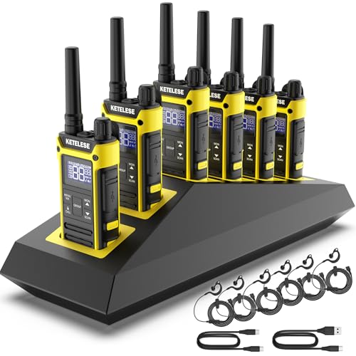 KETELESE T3F IP67 Waterproof Walkie Talkies, Rugged Two Way Radio...
