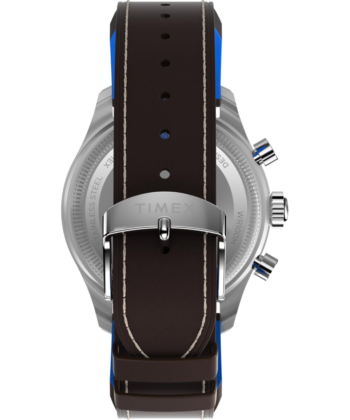 Timex Herren Chronograph Quarz Armbanduhr Fly Back x Pan Am