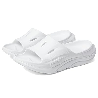Hoka Ora Recovery Slide 3 Shoes White/White