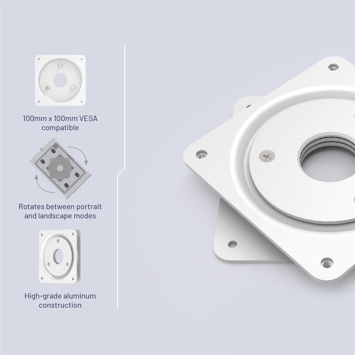 Compulocks VESA Rotating Plate White