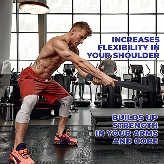 A2ZCARE Steel Mace Exercise Club - Heavy Duty Steel Indian Clubs - Perfect for Strength Training, Full Body Workout and Rehabilitation