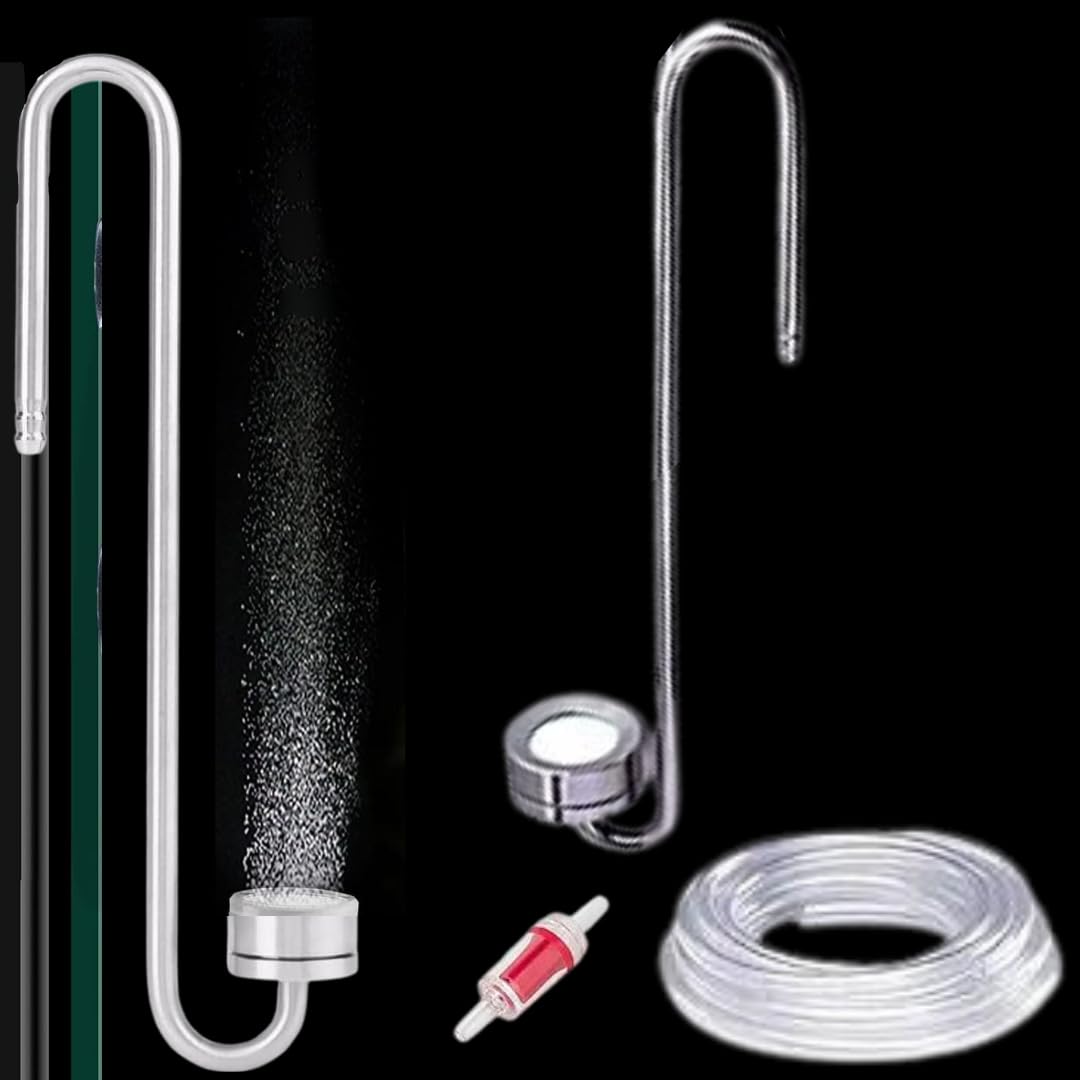 Premier Plants Aquarium Stainless Steel CO2 Diffuser for Fish Tank CO2 Bubble Diffuser with 3 Meter Tube 1 Non Return Check Valve (25 Cm) (B0DDYD86VP) Amazon Price History, Amazon Price Tracker