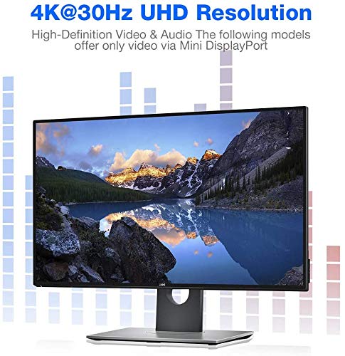 4K Mini DisplayPort to HDMI Adapter, Capshi Thunderbolt to HDMI Adapter [Smart,Aluminum Shell] Mini DisplayPort to HDMI for MacBook air/Pro,Surface Pro/Dock/Book, Monitor, HDTV,Projector, More