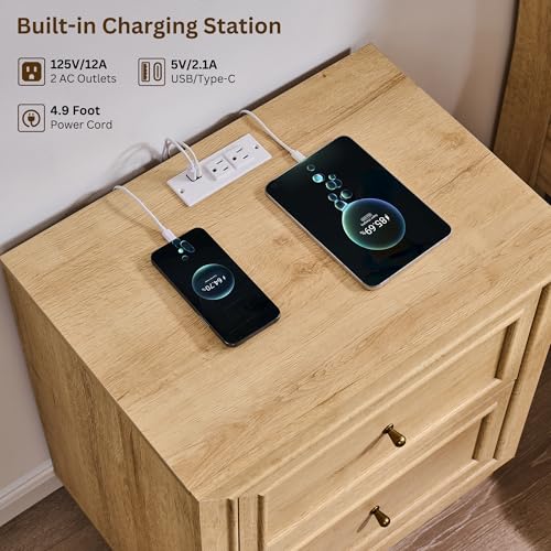 Luxury Bedroom Nightstand Set Modern