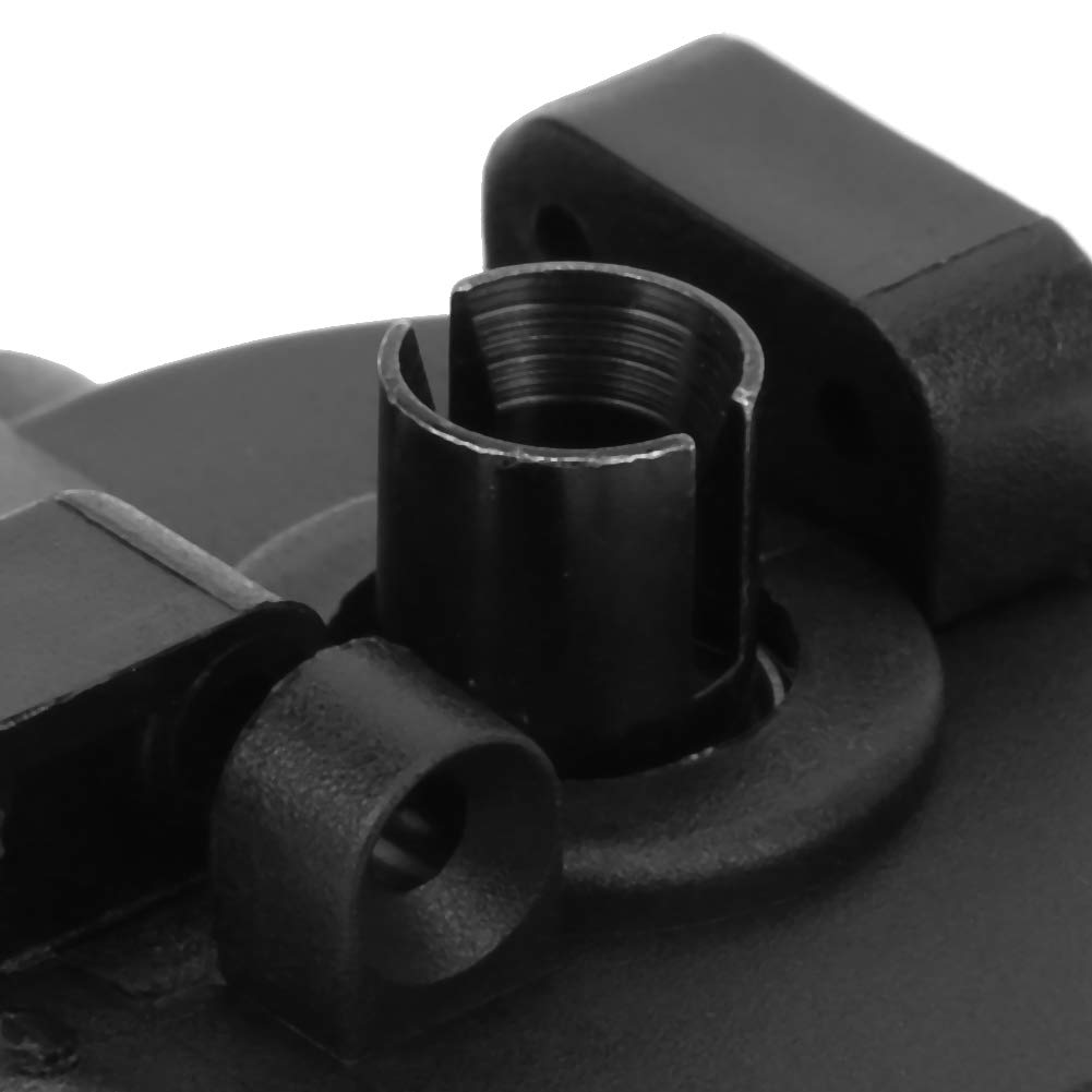 Caja De Cambios Trasera Para Coche RC HSP 1/10 – Recambio De Plástico Negro Con Rodamiento