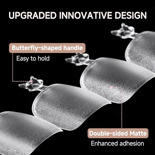 Image of UNA GELLA Toe Nail Tips 504Pcs - Full Cover Matte Squavol Toe Nails Soft Gel Pre-file Gel Toe Nail Tips For Toe Nail Extensions Home DIY Nail Salon Soak Off 15 Sizes