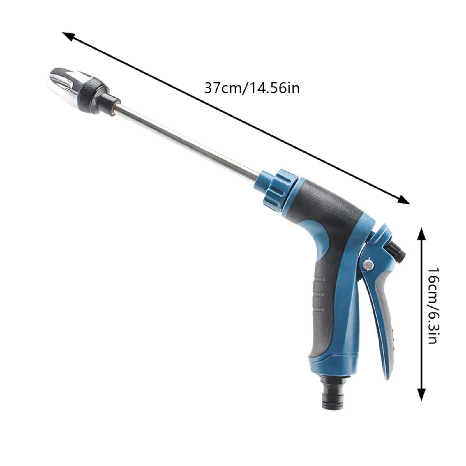 Pressure Washer,15x More Powerful Than Hoses Spray Nozzle, Durable Stainless Steel High Pressure Cleaner,Universal Compatibility 360° Rotating Three Spray Modes for Driveways Patios (1pc-37cm) - 3