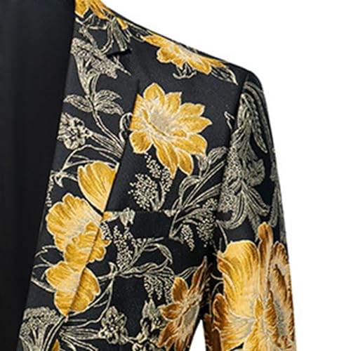 Veste smoking jacquard floral homme costume mariage soirée chic
