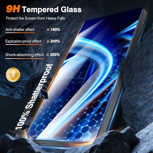 Image of LK for Galaxy S25 Ultra Screen Protector [9H+ Military Grade Shatterproof] [0 Dust & 0 Bubbles] HD Tempered Glass Screen Protector for S25 Ultra Full Coverage, Easy Installtion