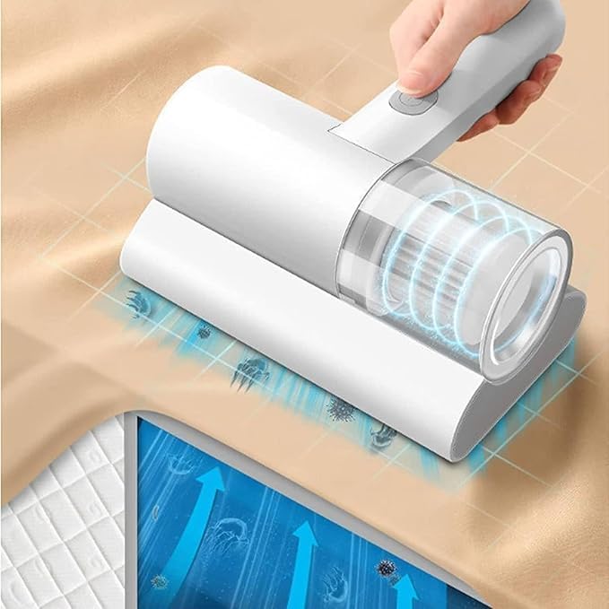 Bed Vacuum Cleaner, Handheld Deep Sofa Vacuum Cleaner, High-Frequency Double Beat UV Mattress Vacuum Cleaner with HEPA 12Kpa Strong Suction and Low Noise, Suitable for Pillows, Sheets, Sofa, White (B0DBD5WDDY) Amazon Price History, Amazon Price Tracker