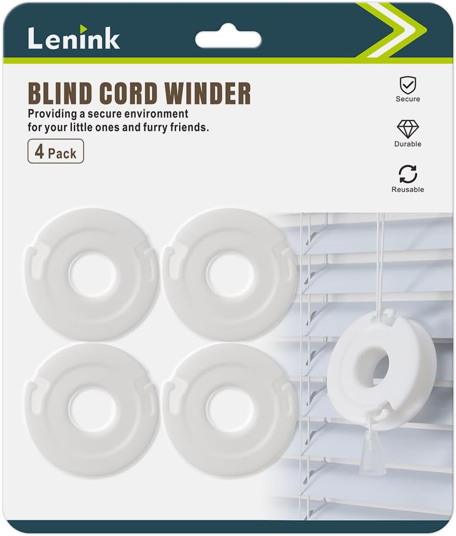 Iba Innovations Blind Cord Winder No Wall Damage Safety Blind Cord Wrap Cleat