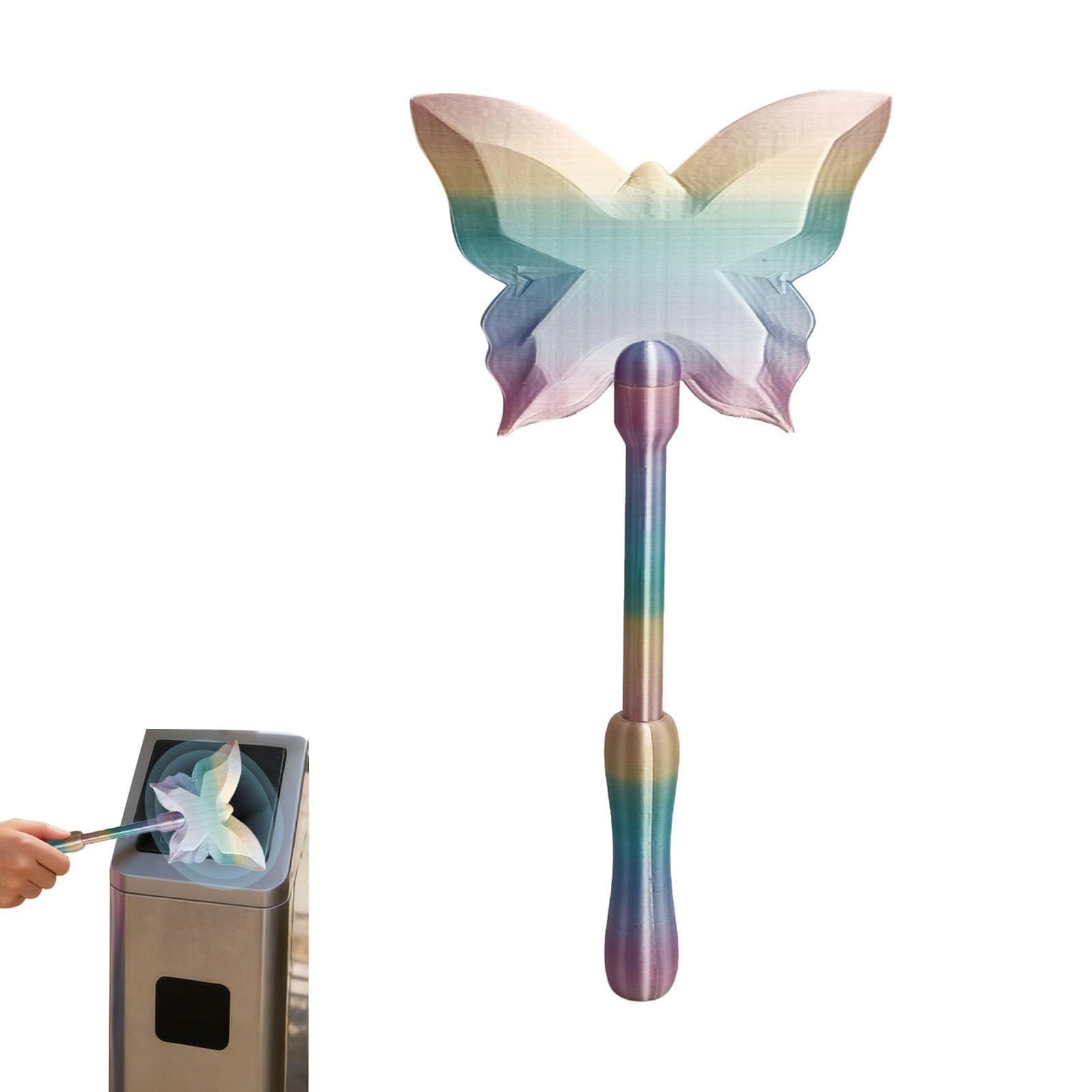 Bgdhinkt 3D Printed Credit Card Wand, Magic Wand Credit Card Holder Tap to Pay Fairy Wand For Cosplay Fans Magicians Halloween (A-1)