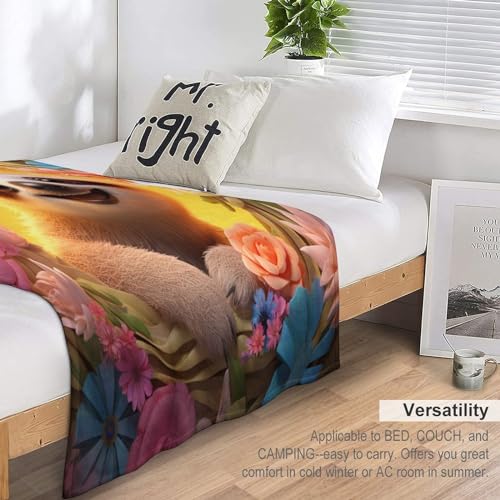 Manta de forro polar suave y cálida de 150x200 cm para cama y sofá 7