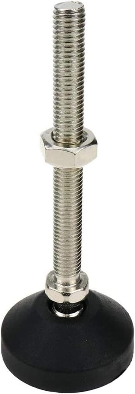 8 Adjustable Leveling Feet, Heavy-duty Furniture Leveling Feet, Leveling Feet, Rubber Base Leveling Machines, Furniture Machinery and Equipment Leveling Feet Thread, 80mm Base ( Size : D80*M20*150MM )