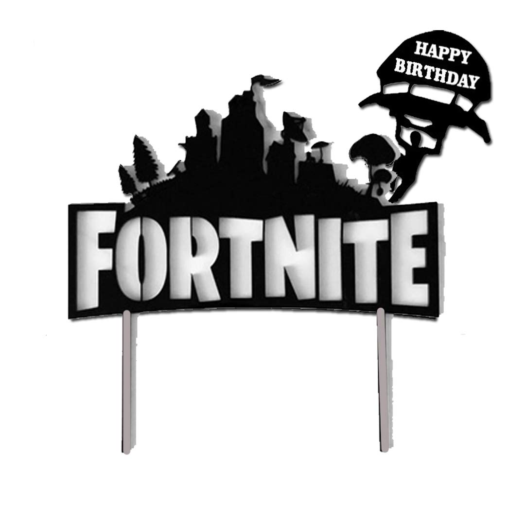 GmakCeder Birthday Cake Topper for Fortnite Birthday Cake Decoration Party  Supply : Amazon.com.au: Toys & Games
