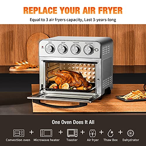 Geek-Chef-Air-Fryer-6-Slice-26QT-Air-Fryer-Toaster-Oven-Combo-Air-Fryer-OvenRoast-Bake-Broil-Reheat-Fry-Oil-Free-Extra-Large-Convection-Countertop-Oven-Stainless-Steel