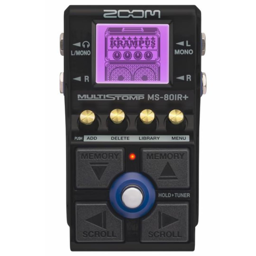 Zoom MS-80IR+ アンプ＆キャビネットシミュレーター Amazon.co.jp: ZOOM MS-80IR Plus マルチストンプペダル IR