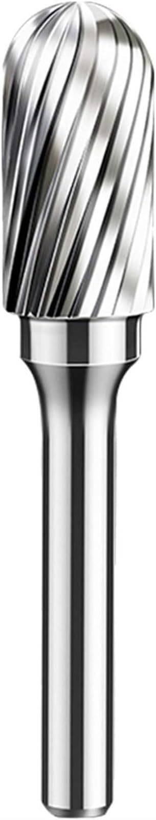 Lima de escofina de metal, juego de limas de aguja, lima rotativa de acero de tungsteno, 1 pieza de lima rotativa eléctrica de alto carburo for molienda de metal y madera, lima resistente ( Color : C1