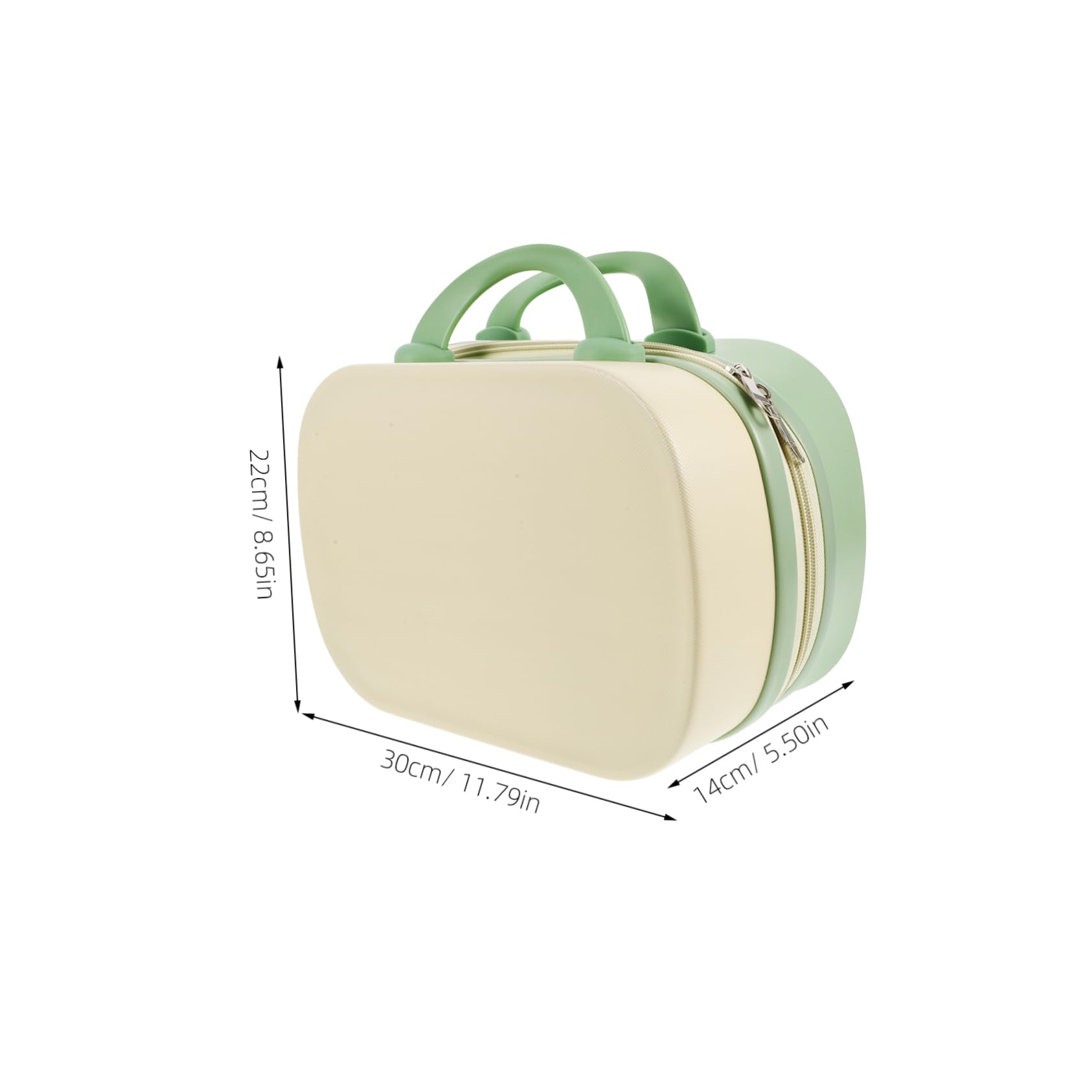 Healeved Large Capacity Makeup Travel Case Brush Holder Portable Makeup Organizer Hard Shell Makeup Bag Multifunction Makeup Case for Travel