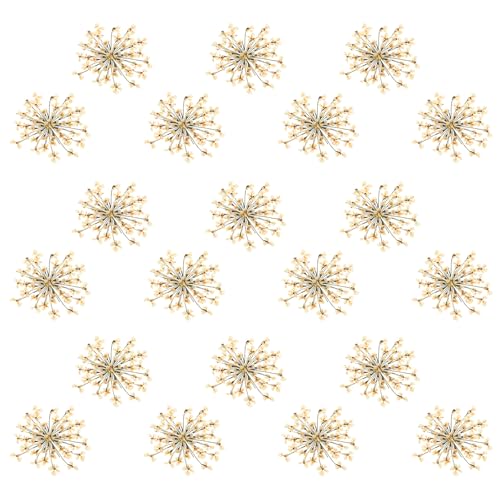 48 flores prensadas secas margaritas blancas para manualidades miniatura 1