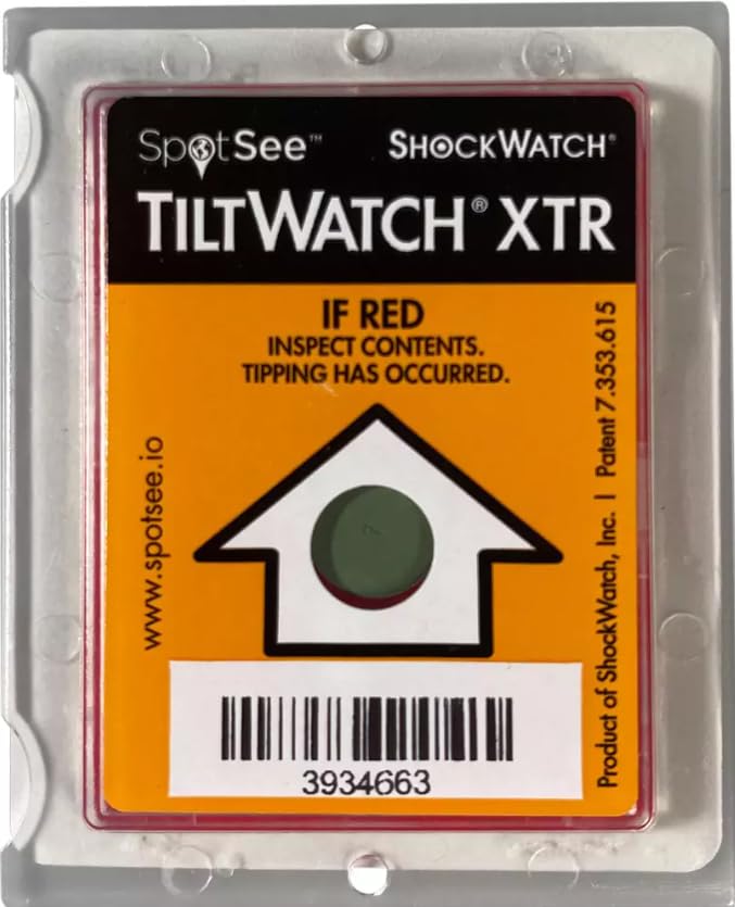 StickersLab - Etichetta con indicatore d'inclinazione TiltWatch XTR conf da 10 pz