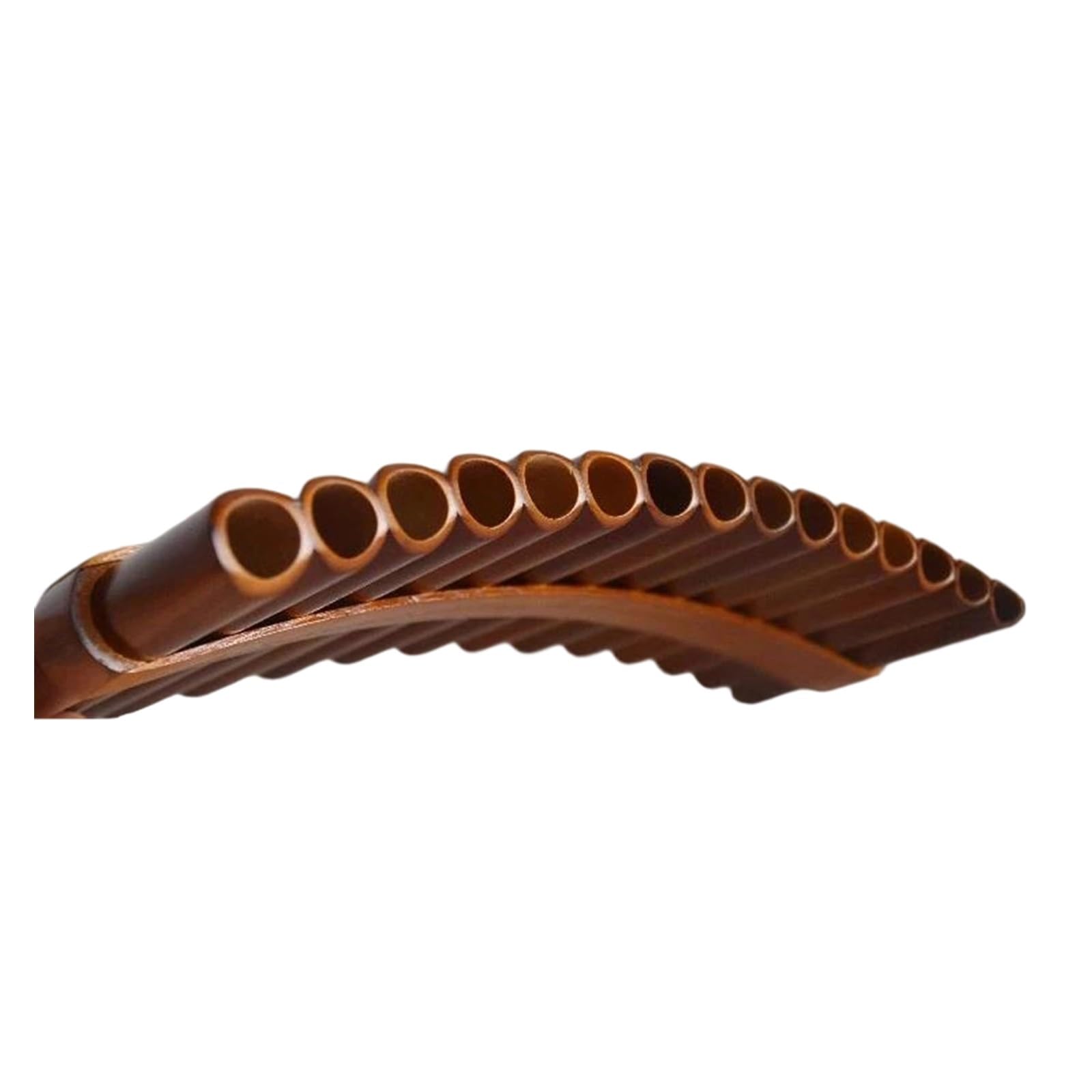 Professionelles Panflöten Blasinstrument 15 Rohr Bambusflöte Für Anfänger Für Erlernen Der Panflöte Traditionelles Musikinstrument(G Key Right)