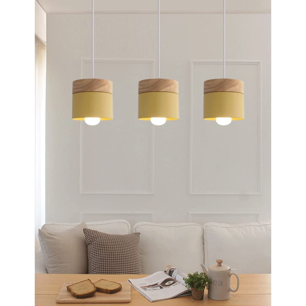 RCIDOS Luces Colgantes Lujo Ligeras Modernas Lámpara Techo Elegante para Sala De Estar Lámpara Suspensión Media con Personalidad Lámpara Colgante Cilíndrica Simplicity para Cocina Isla Comedor sobre
