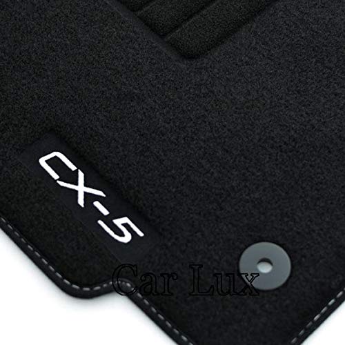 Car Lux AR11609 - Mazda CX-5 Alfombras Alfombrillas a Medida para Mazda CX-5 CX5 Edition Velour...