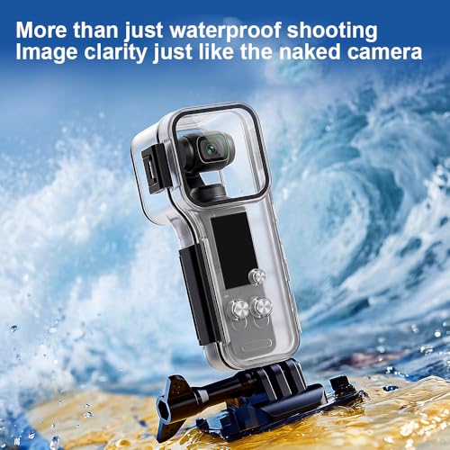 Boîtier étanche pour DJI Osmo Pocket 4 coque plongée 50m avec support - 5