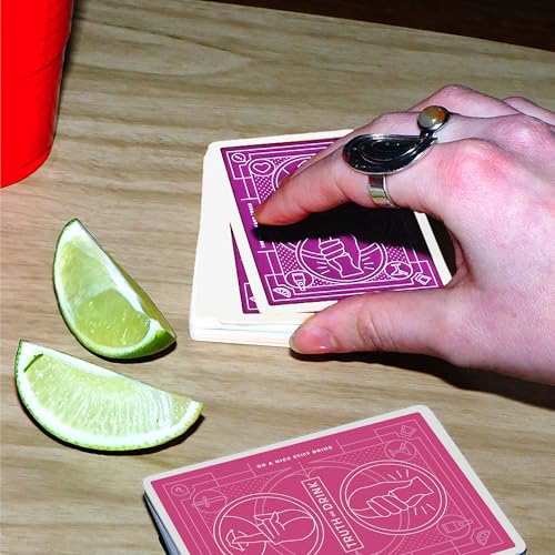 Image of Hasbro Gaming Truth or Drink: Bachelorette Party Edition | Adult Party Game by Cut | 108 Revealing and Hilarious Questions for Girls Nights Out or in | Ages 21+ | 2+ Players | 30 Mins