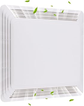 WKZO S97013576 Bathroom Fan Cover Grille Replacement for Br-oan Nu-tone 676 and 684 Ceiling Fans, 684NT 2684F 576 Exhaust Fan Cover Bathroom Vent Covers-11 X 10 55"