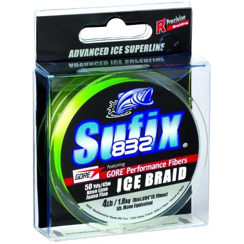 Sufix 832 Ice Braid Neon Lime Cover