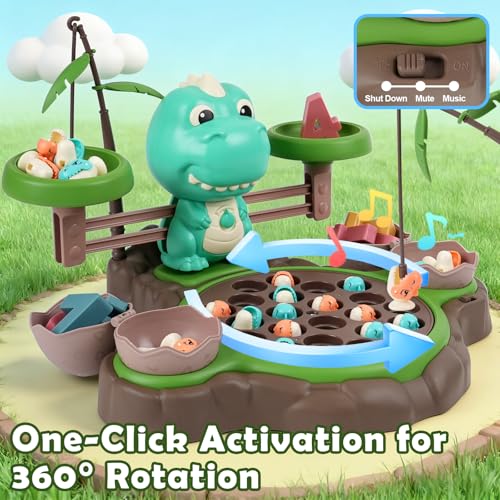 Magnetic Dinosaur Fishing Game para Niños 3-7 Años miniatura 3