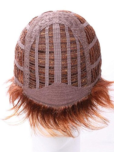 Power Petite Avg Wig Color R10 CHESTNUT - Raquel Welch Wigs Short Boy Cut Spiky Smooth Synthetic Women's Memory Open Weft Breathable