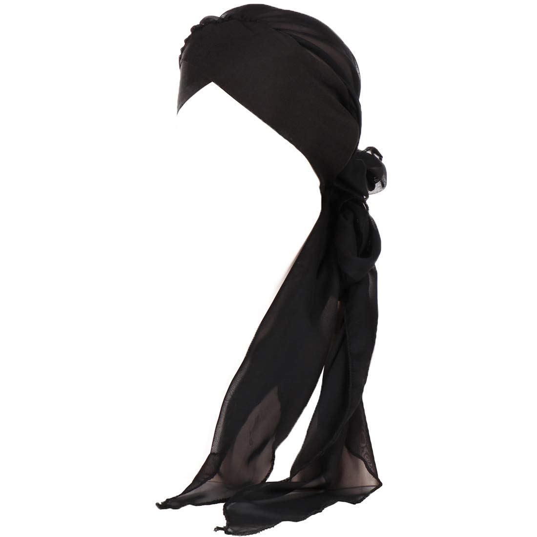 YONKOUNY Turbante Quimioterapia Mujeres Verano Elegante Pañuelo la Cabeza Cancer Respirable Sombrero de Quimio Cómodo Tejido De Gasa Headwear Oncológico Pèrdida de Pelo Cabello