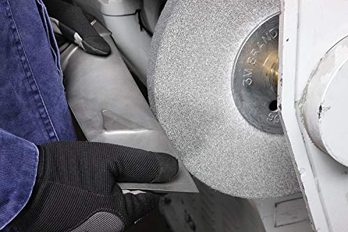cubitron exl pro deburring wheel - metal deburring finishing and polishing wheel - unitized - 634 x 134 x 134