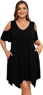 Summer Dresses for Women Short Sleeve Dress T Shirt Dresses for Women Casual Dresses for Women Summer Flowy Dress - Buy now