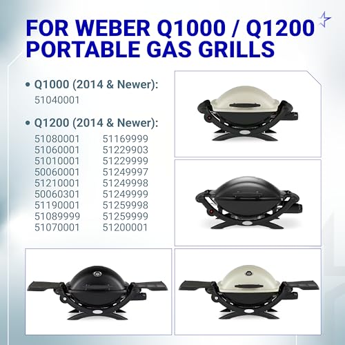 Image of [CSA Certified] BlueStars 64866 Weber Gas Grill Valve Regulator - Fit Q1000 Q1200, Control Valve Regulator Assembly Replacement for Weber 50060001 50060301 51010001 51040001 51060001 51080001 51190001