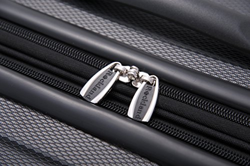 Rockland London Hardside Spinner Wheel Luggage, Black, 3-Piece Set (20/24/28) - Image 6