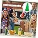 Toyvian Party Noisemaker Cheer Megaphone Lightweight Plastic Horn for Sports Events Concerts Celebrations for Fans Festive Occasions Green
