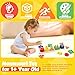 Montessori Toys for 1 2 3 Year Old Girls Boys, Wooden Sensory Toys for 1-3 Year Old Birthday Gifts, Education Toddler Puzzles Toddler Easter Basket Stuffers Learning Toy Activities Puzzles Ages 1-3