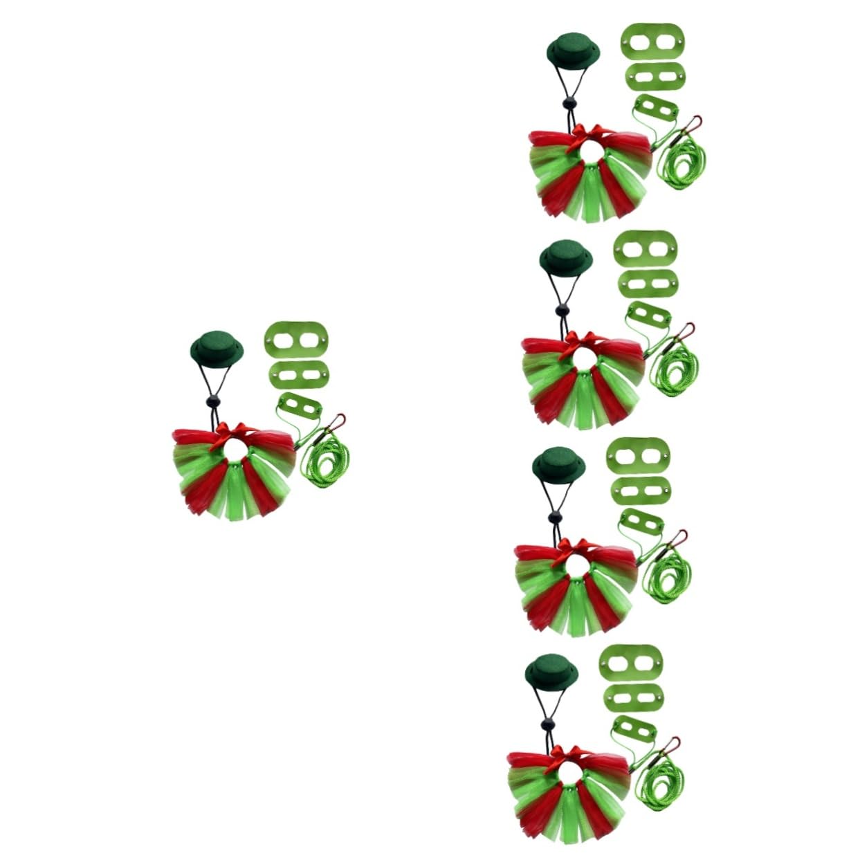 INOOMP 5sets Guinzaglio Regolabile Per Rettili Kit Traction Per Lucertole e Draghi Accessori Per Estive e Festive