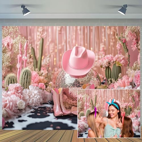 Fondo Fotográfico 7x5ft Rosa para Fotografía miniatura 2