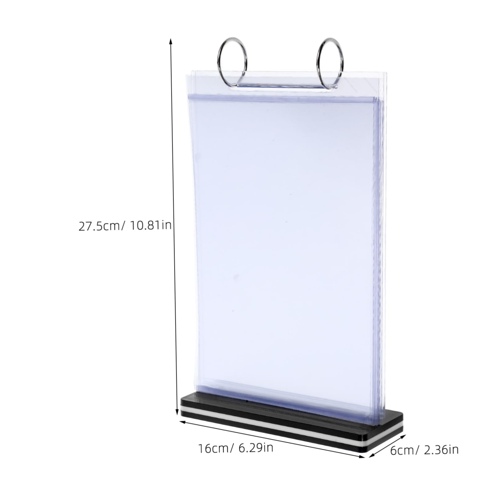 Ciieeo Versatile Menu Display Stand Sign Holder Base Table Menu Rack Display Holder for Bars Offices