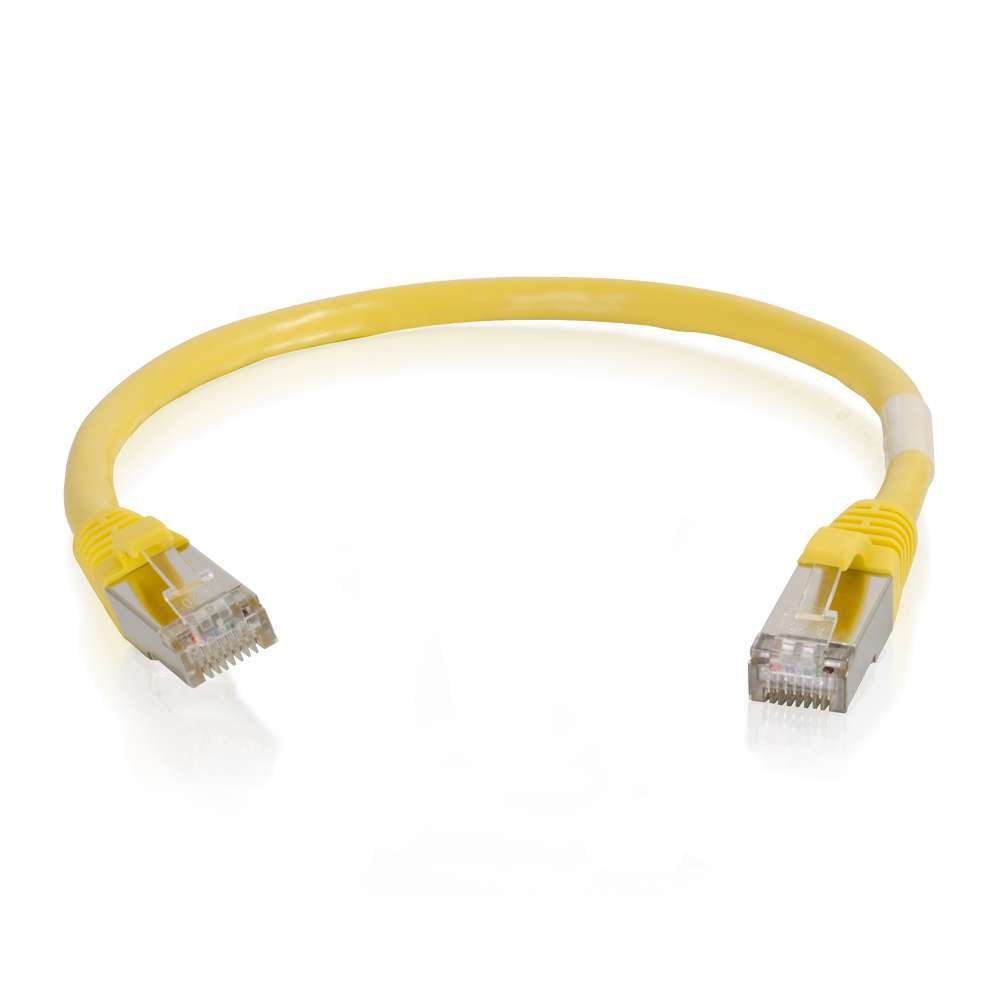 C2G 7M Cat5e Ethernet Network Patch Cable (STP) Booted & Shielded YLW
