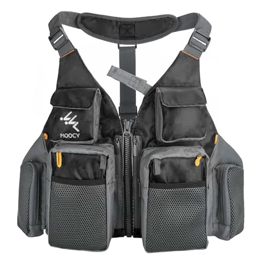 Image of Fly Fishing Vest, Multi Pockets Jacket Fishing Vest for Men, Women