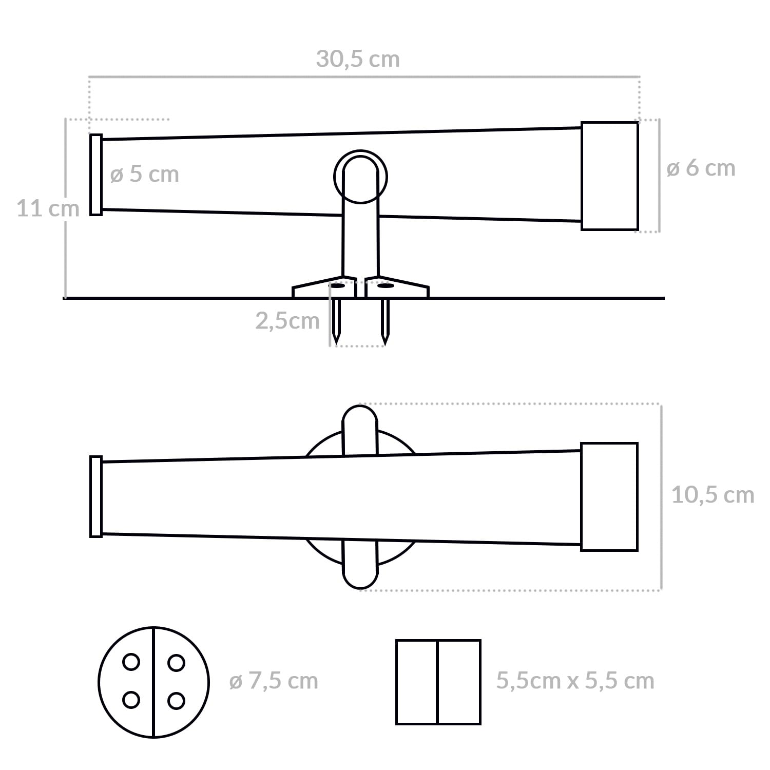 Kangui - Télescope pour Enfants Accessoire pour Structure de Jeux
