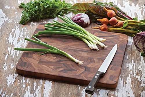 Image of Ironwood Gourmet Oslo End Grain Utility Cutting Board and Butcher Block Oil Set