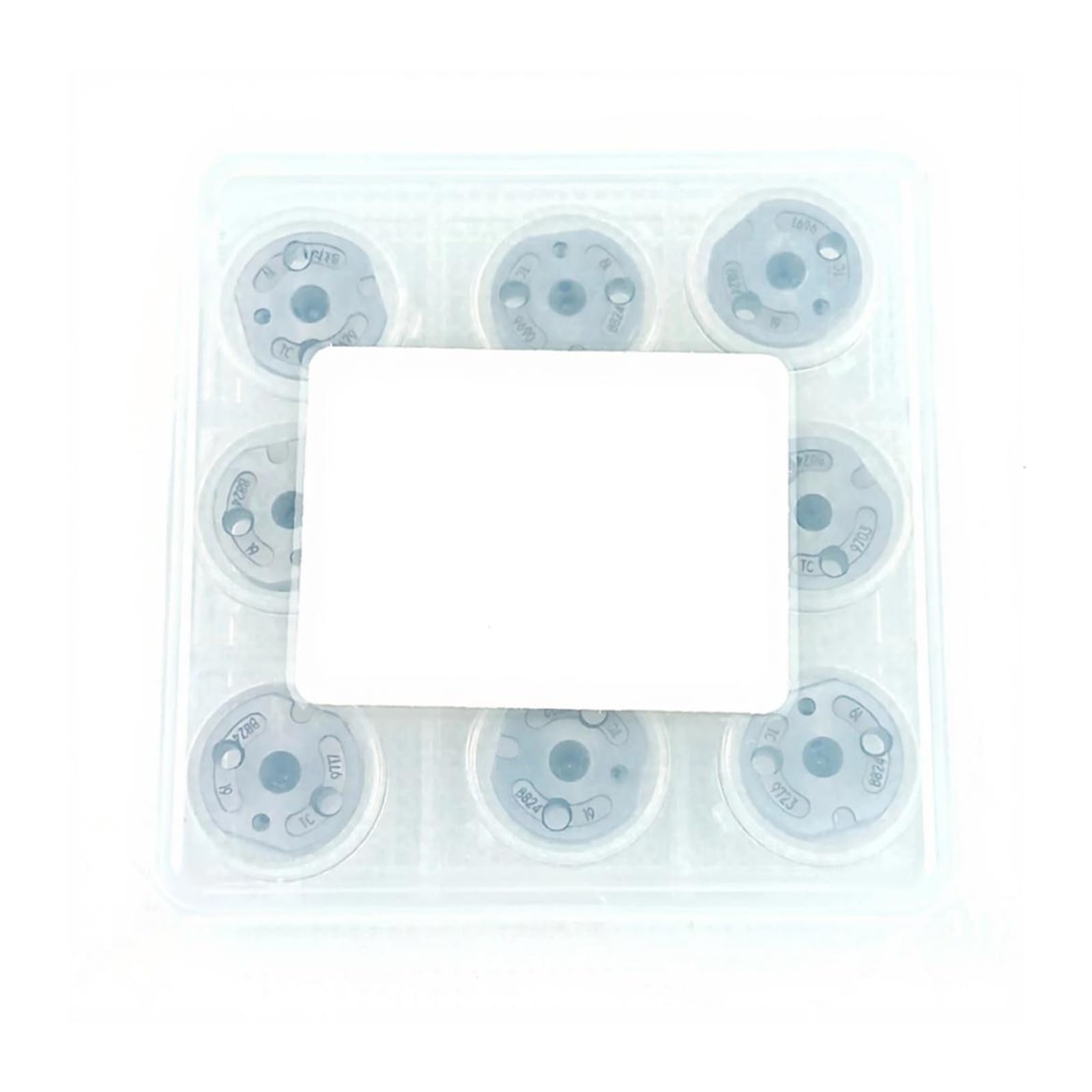 Laiyonggr Lavender 6Pcs/Bag Control Valve 07# Injector Control Valve Plate 10# 19# 507# 501# 517# 31#509#04#36#2#(Lavender)
